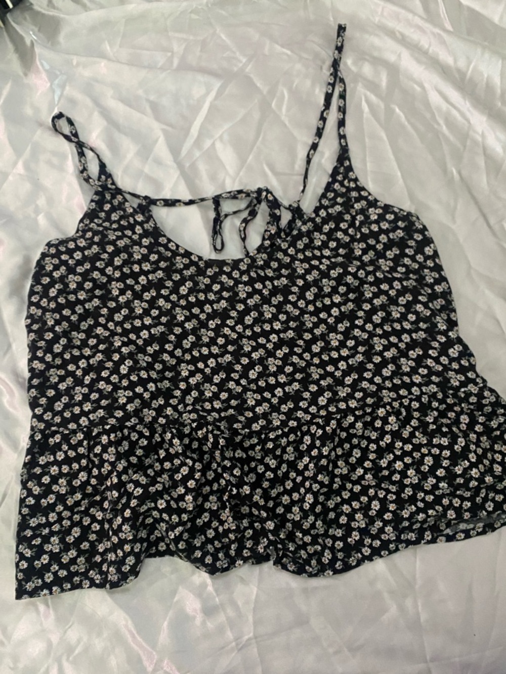 🔥Crop top tank with tie in back